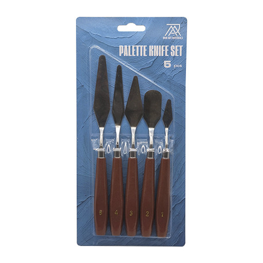 RAW ART MATERIALS SET 5 MALMESSER AUS METALL