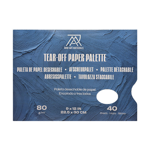 RAW ART MATERIALS RECHTECKIGE ABREIẞPALETTE