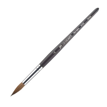 GRANDARTS RED SABLE PENNELLO TONDO KOLINSKY MANICO CORTO SERIE G102