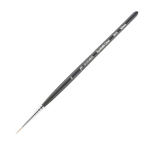 GRANDARTS SYNTHETIC LINER EXTRAFEINER LINIERPINSEL SYNTHETIKFASERN KURZER STIEL SERIE G213