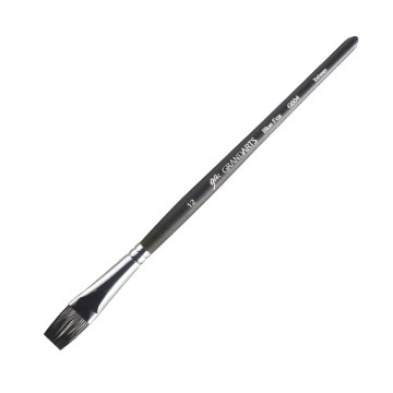 GRANDARTS SILVER FOX PINCEAU PLAT POILS MIXTES MANCHE COURT SÉRIE G604