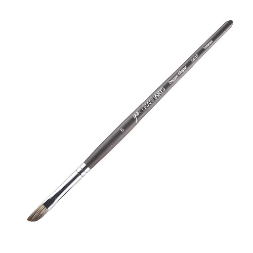 GRANDARTS SILVER FOX DAGGER STRIPER PINCEL ESPADA MEZCLA MANGO CORTO SERIE G610