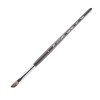 GRANDARTS SILVER FOX DAGGER STRIPER PENNELLO A SPADA MISCELA DI FIBRE MANICO CORTO SERIE G610