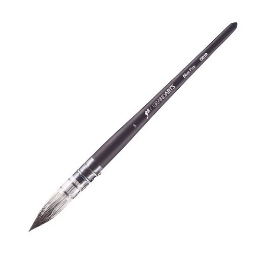 GRANDARTS SILVER FOX PENNELLO TONDO MISCELA DI FIBRE MANICO CORTO SERIE G619