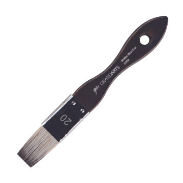 GRANDARTS SILVER FOX MOTTLER PENNELLESSA MISCELA DI FIBRE MANICO CORTO SERIE G702
