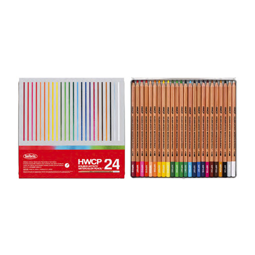 HOLBEIN ARTISTS' WATERCOLOR PENCIL SET WP192 - 24 MATITE ACQUERELLABILI