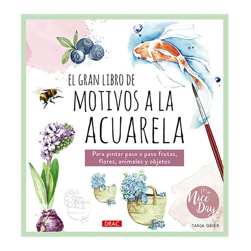 LIBRO (IN SPAGNOLO) - DRAC EL GRAN LIBRO DE MOTIVOS A LA ACUARELA