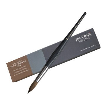 DA VINCI MAESTRO PINCEL REDONDO KOLINSKY MANGO CORTO SERIE 30GO-2025 - EDICIÓN LIMITADA GRAND OPENING 2025