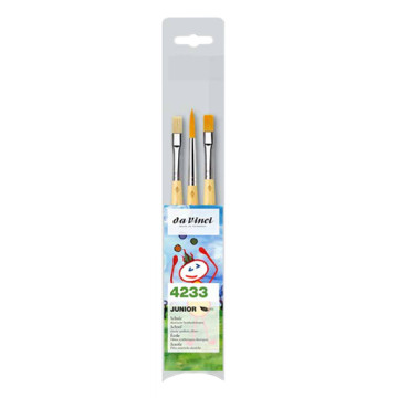 DA VINCI JUNIOR SET 3 PENNELLI PER LA SCUOLA SERIE 4233