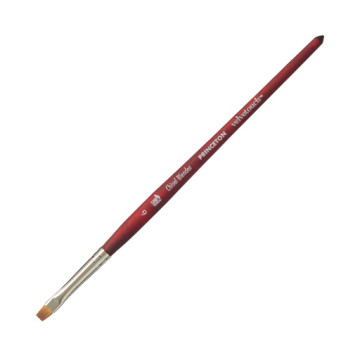 PRINCETON VELVETOUCH CHISEL BLENDER PENNELLO SCALPELLO SINTETICO MANICO CORTO SERIE 3950CB