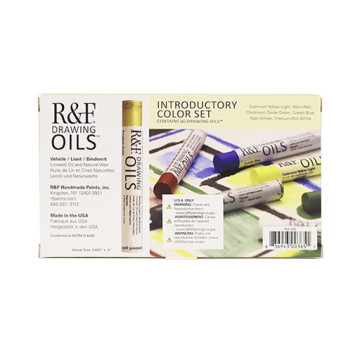 R&F DRAWING OILS SET COLORES INTRODUCTORIOS - 6 BARRAS DE ÓLEO