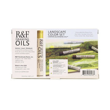 R&F DRAWING OILS SET COLORES PAISAJE - 6 BARRAS DE ÓLEO