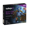 VALLEJO XPRESS COLOR STARTER SET OF 12 COLOURS + MINIATURE + BRUSH + GUIDE
