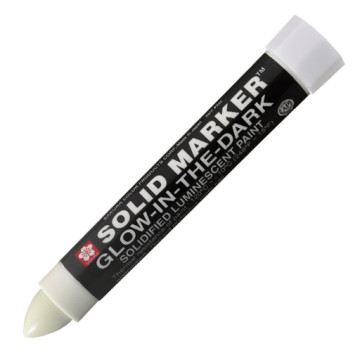 SAKURA SOLID MARKER GLOW IN THE DARK - MARCADOR PERMANENTE BRILLA EN LA OSCURIDAD