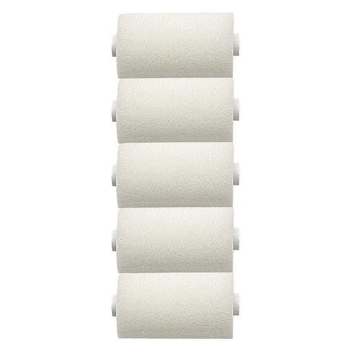 ESSDEE PACK 5 ÉPONGES DE REMPLACEMENT BLANCHES POUR ROULEAUX