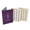 MIJELLO ARTIST MISSION GOLD CLASS TOURMALINE 2-TONE GRANULATING WATERCOLOUR DOT CARD