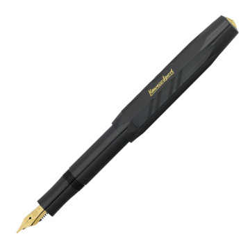 KAWECO CLASSIC SPORT GUILLOCHÉ PLUMA ESTILOGRÁFICA NEGRA