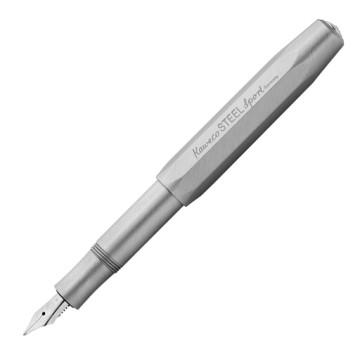KAWECO STEEL SPORT PLUMA ESTILOGRÁFICA ACERO INOXIDABLE