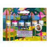 LEFRANC BOURGEOIS LINEL GOUACHE EXTRA FINE TRAVEL SET 6 TUBES 14 ML