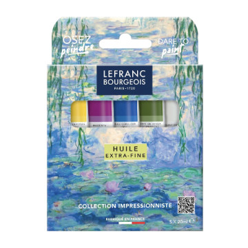 LEFRANC BOURGEOIS ÓLEO EXTRAFINO SET GIVERNY 5 TUBOS 20 ML