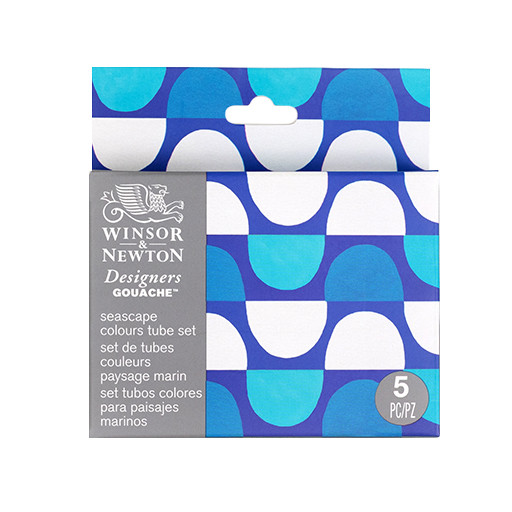 WINSOR & NEWTON DESIGNERS GOUACHE SEASCAPE COLOURS SET OF 5 X 14 ML TUBES