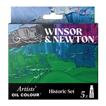 WINSOR & NEWTON ÓLEO ARTISTS SET COLORES HISTÓRICOS 5 TUBOS 37 ML