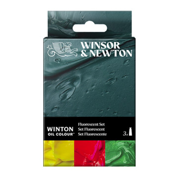 WINSOR & NEWTON COLORI AD OLIO WINTON SET COLORI FLUORESCENTI 3 TUBETTI 37 ML