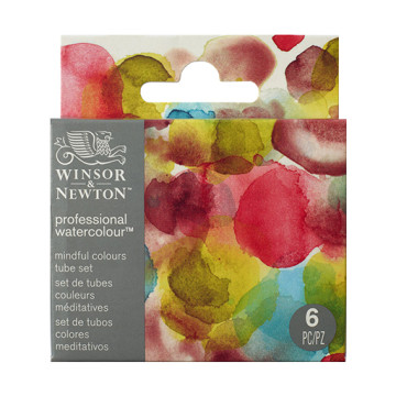 WINSOR & NEWTON PROFESSIONAL WATERCOLOUR SET ACQUERELLO 6 TUBETTI 5 ML COLORI MEDITATIVI