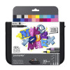 WINSOR & NEWTON PROMARKER SET MODERNE KALLIGRAPHIE 25 MARKER + ETUI