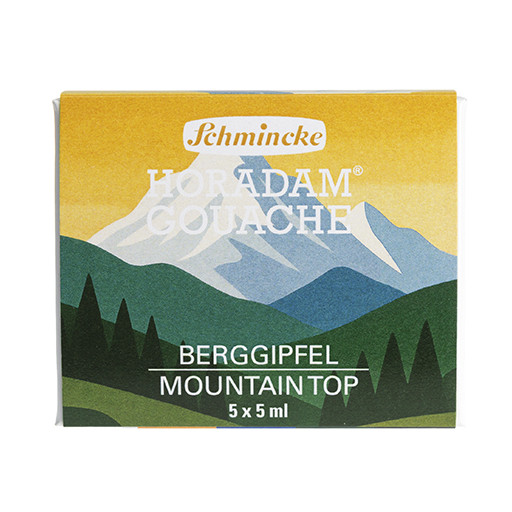 SCHMINCKE HORADAM GOUACHE MOUNTAIN TOP SET - BOX OF 5 X 5 ML TUBES
