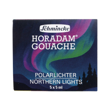 SCHMINCKE HORADAM GOUACHE SET NORTHERN LIGHTS SCATOLA 5 TUBETTI 5 ML