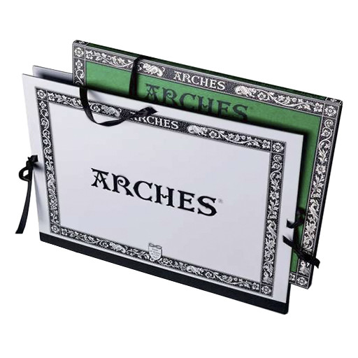 ARCHES BLOCCO PER ACQUERELLO 31 X 41 CM 100% COTONE 300 G GRANA FINE + CARTELLA GRATIS - EDIZIONE LIMITATA