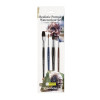 ESCODA REALISTIC PORTRAIT WATERCOLOUR SET 4 PINCEAUX AQUARELLE SÉRIE 8723