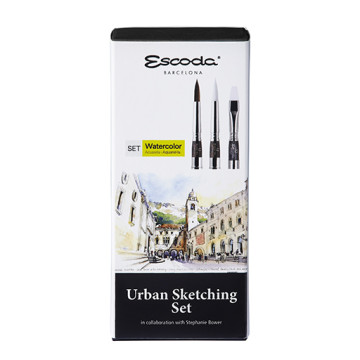 ESCODA URBAN SKETCHING SET 3 PENNELLI ACQUERELLO SERIE 8725