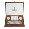 SCHMINCKE HORADAM RETRO CAJA MADERA DE LUJO - 12 ACUARELAS TUBOS DE 5 ML + ACCESORIOS