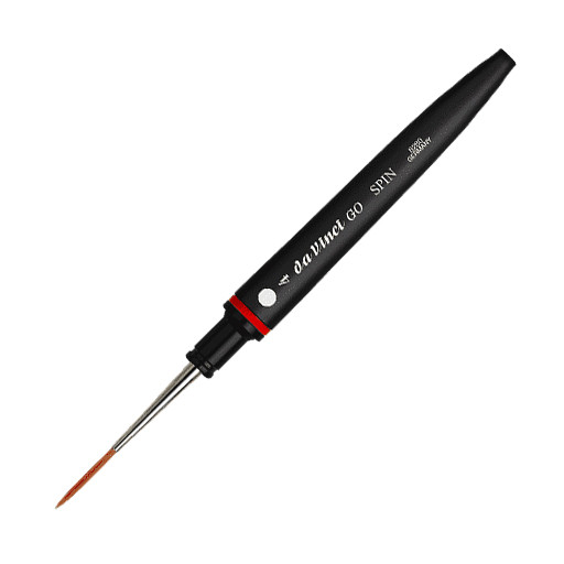 DA VINCI GO SPIN PINCEAU DE VOYAGE POINTE TRACEUR FIBRE SYNTHÉTIQUE SÉRIE 8280