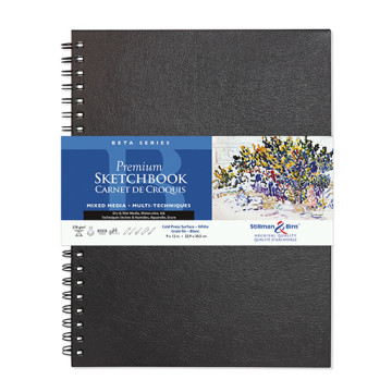 STILLMAN & BIRN BETA SERIES PREMIUM SKETCHBOOK - SPIRALBINDUNG HARDCOVER WEIẞES MIXED MEDIA PAPIER 270 G