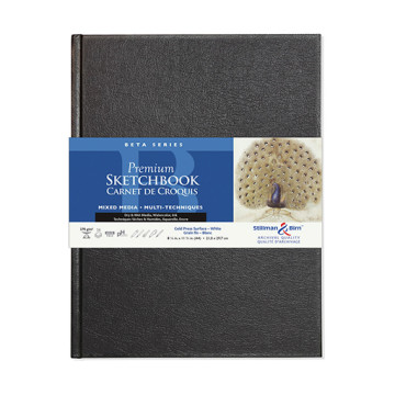 STILLMAN & BIRN BETA SERIES PREMIUM SKETCHBOOK - TACCUINO COPERTINA RIGIDA CARTA BIANCA MIXED MEDIA 270 G