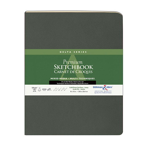 STILLMAN & BIRN DELTA SERIES PREMIUM SKETCHBOOK - SOFTCOVER ELFENBEINWEIẞES MIXED MEDIA PAPIER 270 G
