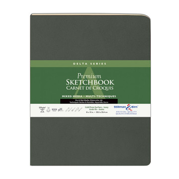 STILLMAN & BIRN DELTA SERIES PREMIUM SKETCHBOOK - CUADERNO TAPA BLANDA PAPEL BLANCO MARFIL MULTITÉCNICA 270 G