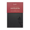ETCHR TRAVEL BRUSH SET - ESTUCHE + 4 PINCELES SINTÉTICOS DE VIAJE - EDICIÓN LIMITADA ROJA