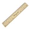 RAW ART MATERIALS 15 CM WOODEN RULER