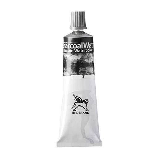 RENESANS CHARCOAL WATER FUSAIN WATERCOLOUR - CARBONCINO LIQUIDO TUBETTO