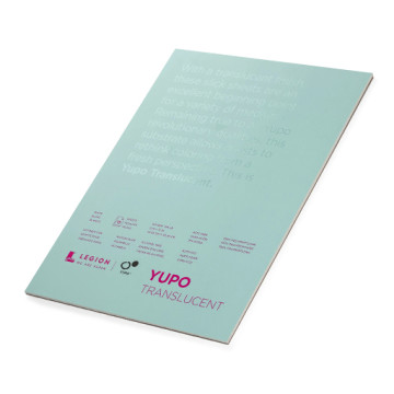 LEGION PAPER YUPO TRANSLUCENT - BLOCCO CARTA BIANCA TRASLUCIDA 100% POLIPROPILENE 153 G