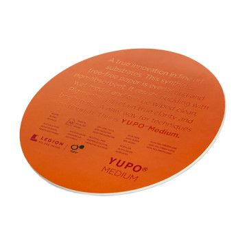 LEGION PAPER YUPO MEDIUM - BLOCCO CIRCOLARE CARTA BIANCA 100% POLIPROPILENE 200 G