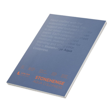 LEGION PAPER STONEHENGE AQUA COLD PRESS - BLOCCO CARTA ACQUERELLO 100% COTONE 300 G - GRANA FINE
