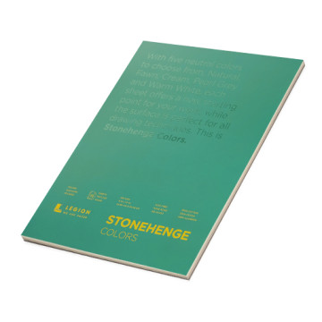 LEGION PAPER STONEHENGE COLORS - BLOCCO CARTA COLORI ASSORTITI MIXED MEDIA 100% COTONE 250 G