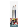 ESCODA ARTIST SET JUNG HUNSUNG - 3 WATERCOLOUR BRUSHES, SERIES 8626-2