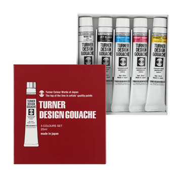 TURNER DESIGN GOUACHE STARTER SET 5 TUBOS 25 ML