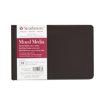 STRATHMORE MIXED MEDIA ART BOOK SERIE 500 SKIZZENBUCH HARDCOVER MIXED MEDIA 190 G